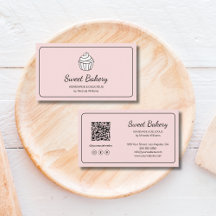 Modern Cupcake Pink Bakery