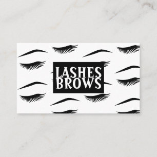 Carte de visite Modern Lashes & Brows