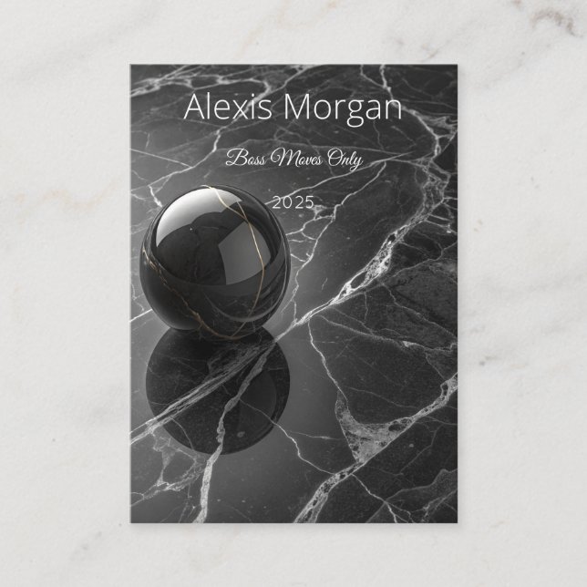 Carte De Visite Modern Minimalist Pink-Purple Border Template (Devant)