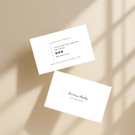 Carte De Visite Modern minimalist professional business card