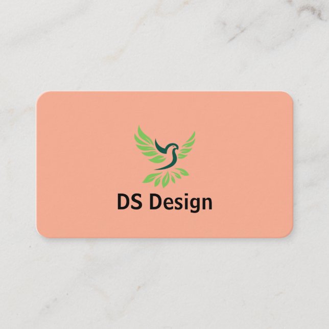 Carte De Visite Modern Phoenix Logo Business Card (Devant)