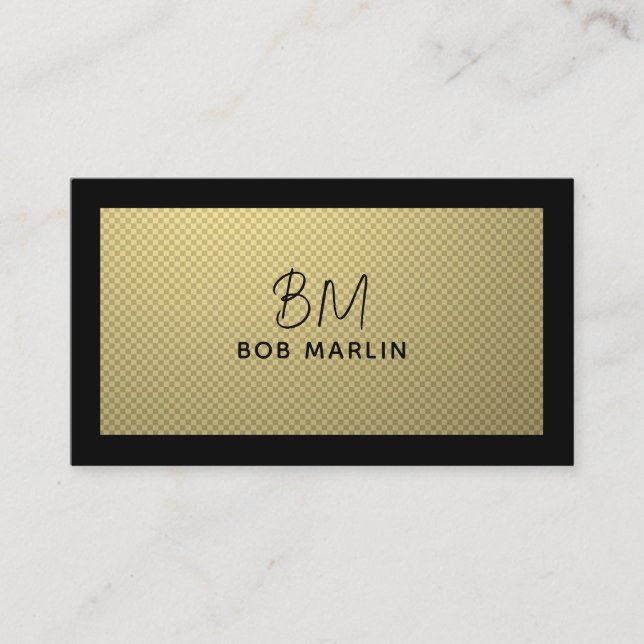 Carte De Visite Modern Professional Minimalist Executive Generic (Devant)