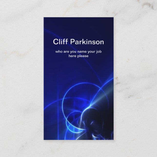 carte de visite moderne (Devant)