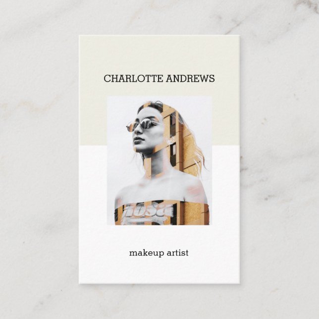 Carte de visite moderne (Devant)