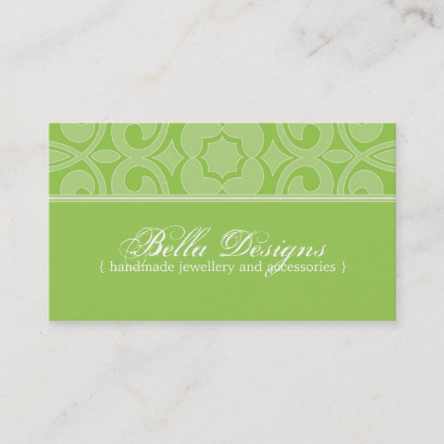 Carte de visite moderne (Devant)