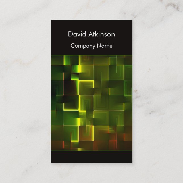 carte de visite moderne (Devant)