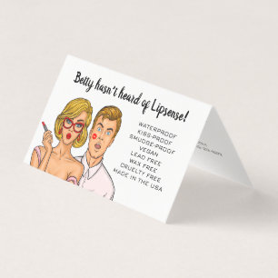 Carte de visite moderne amusant   Distributeur Lip