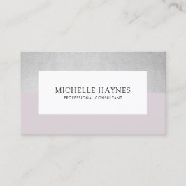 Carte De Visite Moderne Clean Luxe Minimaliste Professionnel Purpl