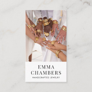 Carte de visite moderne de joaillerie