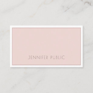 Carte De Visite Moderne Design minimaliste tendance Simple Top Pla