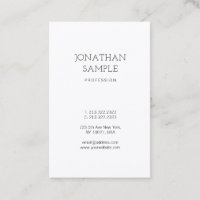 Moderne Design simple Élégant Plain Professional