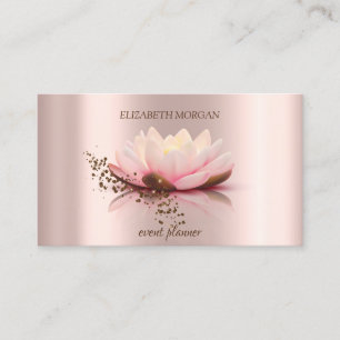 Carte De Visite Moderne élégant élégant élégant Diamants Chic Lotu