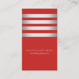 Carte De Visite Moderne Elegant Gold Foil Metal Professional
