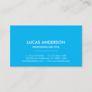 Carte De Visite Moderne Élégant minimaliste professionnel simple