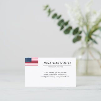 Carte De Visite Moderne Élégant minimaliste professionnel simple B