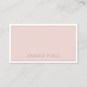 Carte De Visite Moderne Elégant minimaliste tendance Smart Plain C