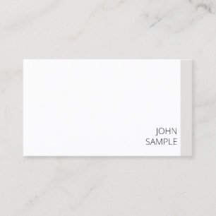 Carte De Visite Moderne Élégant Modèle Minimaliste Professionnel