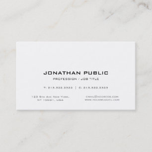 Carte De Visite Moderne élégant professionnel élégant chic sobre