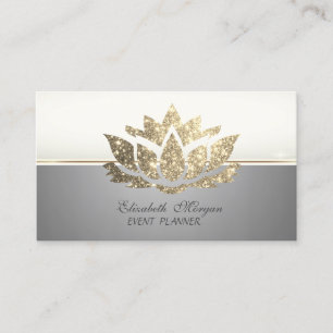 Carte De Visite Moderne et élégant Luxe Parties scintillant profes