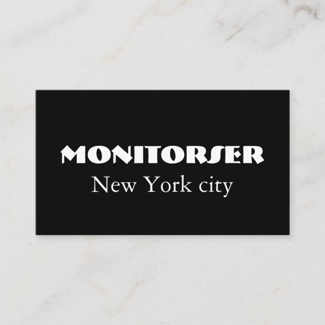 Carte de visite moderne et personnalisable (Devant)