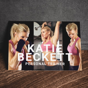 Carte De Visite Moderne et tendance Entraîneur personnel Fitness 4