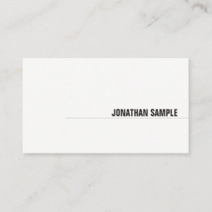 Carte De Visite Moderne minimaliste Design élégant professionnel N