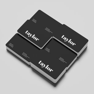 Carte De Visite Moderne minimaliste élégant et tendance profession