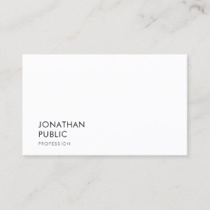 Carte De Visite Moderne minimaliste Modèle professionnel élégant