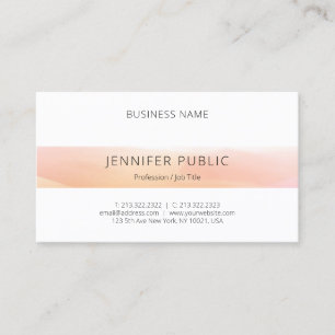 Carte De Visite Moderne minimaliste professionnel élégant Modèle