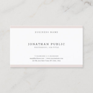 Carte De Visite Moderne minimaliste tendance Professionnel Élégant