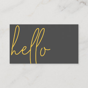 Carte de visite moderne professionnel