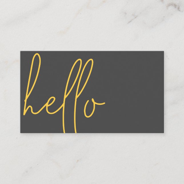 Carte de visite moderne professionnel (Devant)