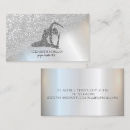 Carte De Visite Moderne professionnel Bokeh Bokeh Parties scintill