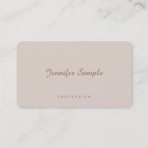 Carte De Visite Moderne Professionnel Élégant Simple Luxueux