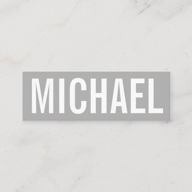 carte de visite moderne professionnel minimaliste  (Devant)