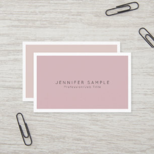 Carte De Visite Moderne Professionnel Simple Chic Élégant