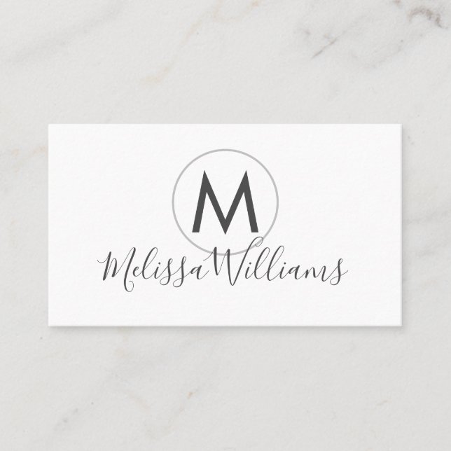 Carte de visite moderne Realtor MODÈLE avec code Q (Devant)