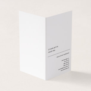 Carte De Visite Moderne Simple et tendance minimaliste