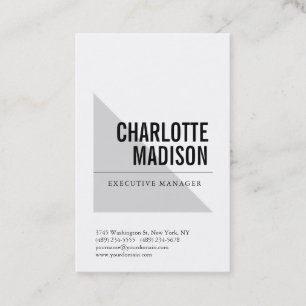 Carte De Visite Moderne Simple Tendance Minimaliste Simple