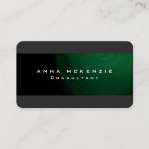 Carte De Visite Moderne tendance Green Grey Unique tendance Creati