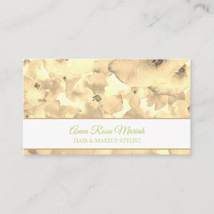 Carte De Visite *~* Modernité Chic Flore Motif Floral Beauté Spa