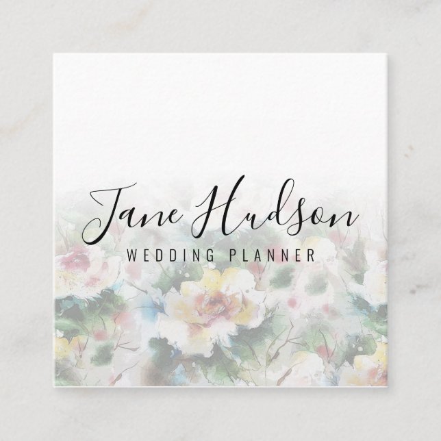 Carte de visite modifiable simple et simple (Devant)