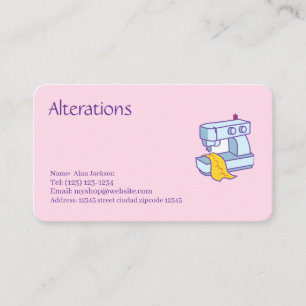 Carte De Visite Modifications