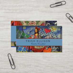 Carte De Visite Mona Lisa Fun Zodiaque Fantaisiste 
