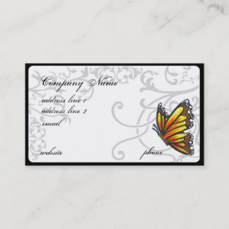 carte de visite Monarch Butterfly