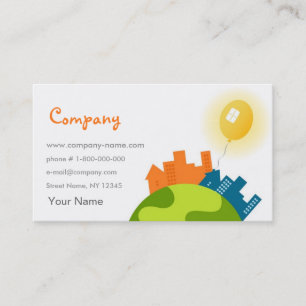 Carte De Visite Monde créatif