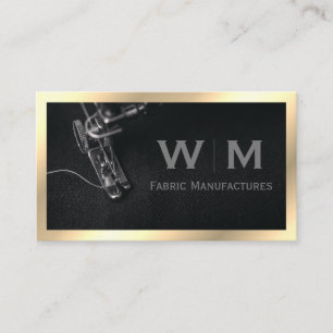 Carte De Visite Monogramme classique Gold Executive   Fabrication
