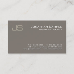 Carte De Visite Monogramme créatif Design Moderne Luxe Professionn