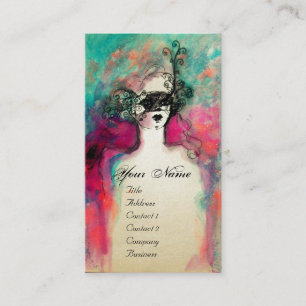 Carte De Visite MONOGRAMME DE CHARME, Livre de perles blanches