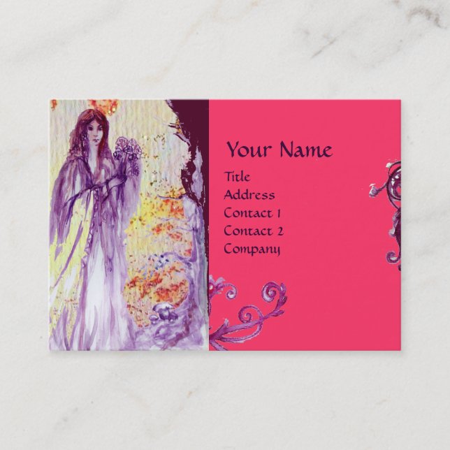 CARTE DE VISITE MONOGRAMME DE LA REINE GUINEVERE (Devant)